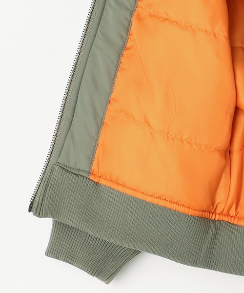 b・ROOM（ビールーム）の「MA-1（MA-1・キッズ・アイボリー/カーキ/ブラック・90cm/100cm/110cm/120cm/130cm）」の14枚目の写真