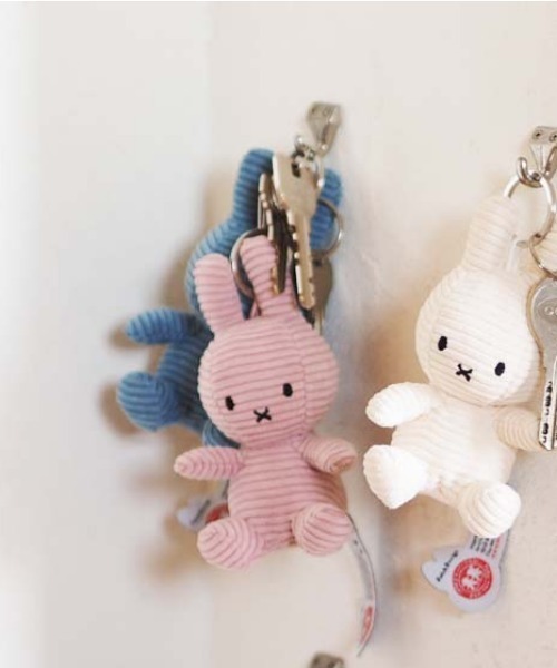 miffy - BON TON TOYS ミッフィー コーデュロイ  キーホルダー４個 Miffy Corduroy Keychain【BONTON TOYS】 ミッフィー