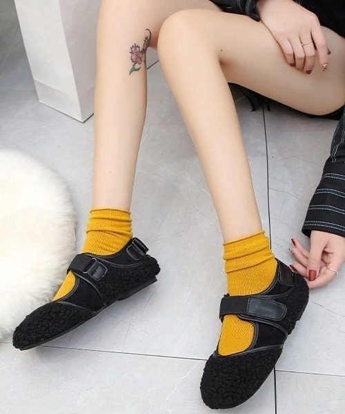 SVEC（シュベック）の「フェイクファー ベルクロ スニーカー（スニーカー・レディース・ブラック/ブラウン系その他/アイボリー/ベージュ/ホワイト系その他・38/37/36/39/40/35）」の22枚目の写真