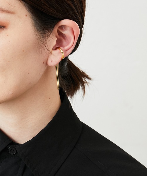 ear PAPILLONNER イアパピヨネ イヤーカフ ゴールド 2点 ear PAPILLONNER イヤーカフ 「金属アレルギー対応/ステンレス/2