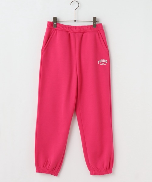 frames RAY CASSIN（フレームスレイカズン）の「【WEB限定】ロゴスウェット裏起毛ジョガーパンツ[セットアップ着用可]（スウェットパンツ・レディース・ピンク/杢グレー/スミクロ・FREE）」の18枚目の写真