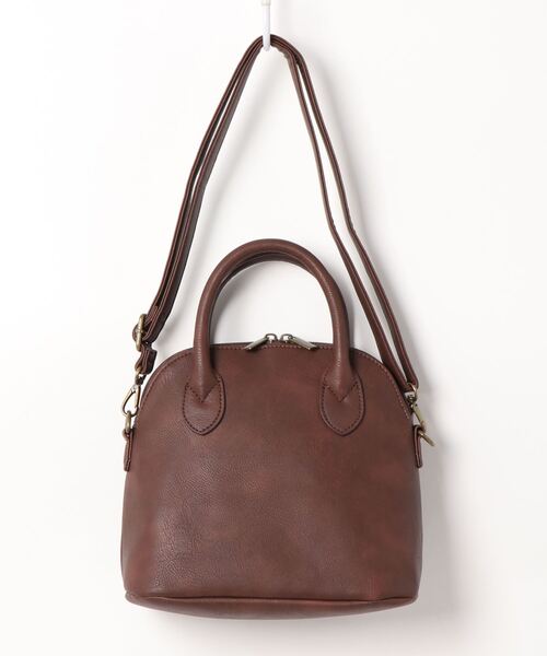 Samansa Mos2（サマンサ モスモス）の「ボストンショルダーバッグ（ショルダーバッグ・レディース・ブラック/ベージュ/ブラウン・ﾌﾘ-）」の3枚目の写真