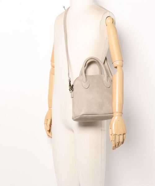 Samansa Mos2（サマンサ モスモス）の「ボストンショルダーバッグ（ショルダーバッグ・レディース・ブラック/ベージュ/ブラウン・ﾌﾘ-）」の7枚目の写真