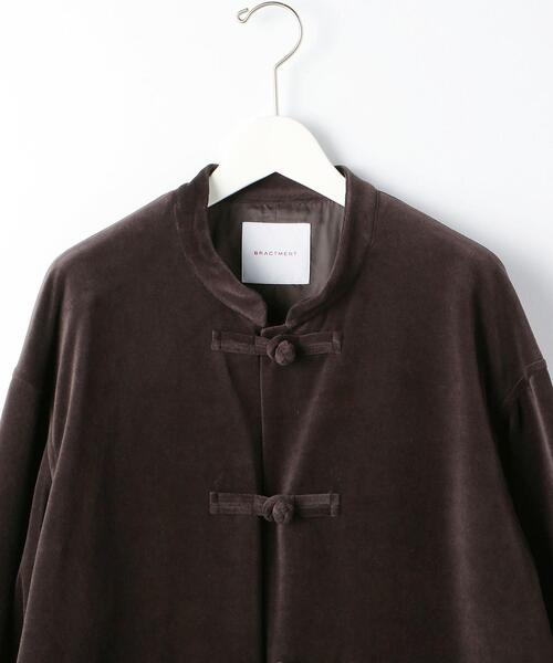 UNITED ARROWS & SONS ベロア チャイナ ジャケット Lサイズ ベロアチャイナジャケット（ ジャケット・アウター）｜チャイナ