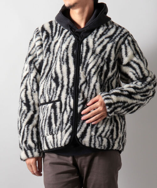 COLD BREAKER（コールドブレーカー）の「【COLD BREAKER/コールドブレーカー】ZIP CARDIGAN ボアパイル カーディガン（ブルゾン・メンズ・ベージュ/グレー/ホワイト系その他4・LARGE）」の11枚目の写真