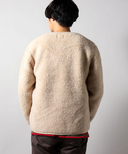 COLD BREAKER（コールドブレーカー）の「【COLD BREAKER/コールドブレーカー】ZIP CARDIGAN ボアパイル カーディガン（ブルゾン・メンズ・ベージュ/グレー/ホワイト系その他4・LARGE）」の18枚目の写真