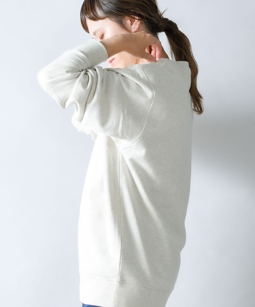 Printstar(プリントスター)の「9.7oz Standard TOMS Sweat Shirts(スウェット・レディース・ホワイト/ブラック/ネイビー/グリーン/オートミール/杢グレー/バーガンディー・M/L/XL/S)」の2枚目の写真