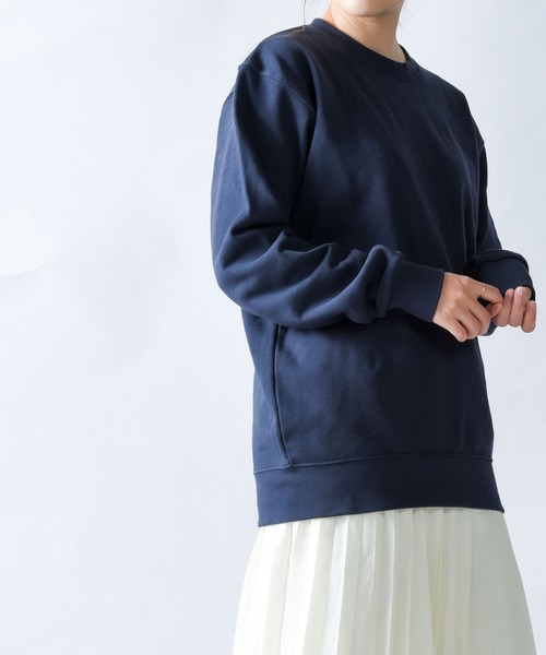 Printstar(プリントスター)の「9.7oz Standard TOMS Sweat Shirts(スウェット・レディース・ホワイト/ブラック/ネイビー/グリーン/オートミール/杢グレー/バーガンディー・M/L/XL/S)」の6枚目の写真