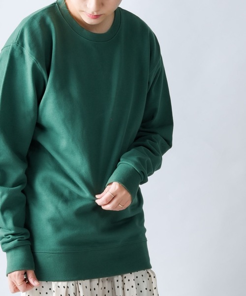 Printstar(プリントスター)の「9.7oz Standard TOMS Sweat Shirts(スウェット・レディース・ホワイト/ブラック/ネイビー/グリーン/オートミール/杢グレー/バーガンディー・M/L/XL/S)」の5枚目の写真