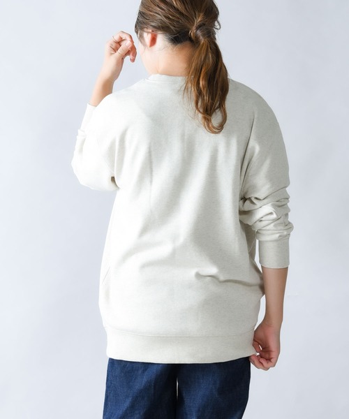 Printstar(プリントスター)の「9.7oz Standard TOMS Sweat Shirts(スウェット・レディース・ホワイト/ブラック/ネイビー/グリーン/オートミール/杢グレー/バーガンディー・M/L/XL/S)」の8枚目の写真