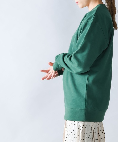 Printstar(プリントスター)の「9.7oz Standard TOMS Sweat Shirts(スウェット・レディース・ホワイト/ブラック/ネイビー/グリーン/オートミール/杢グレー/バーガンディー・M/L/XL/S)」の10枚目の写真
