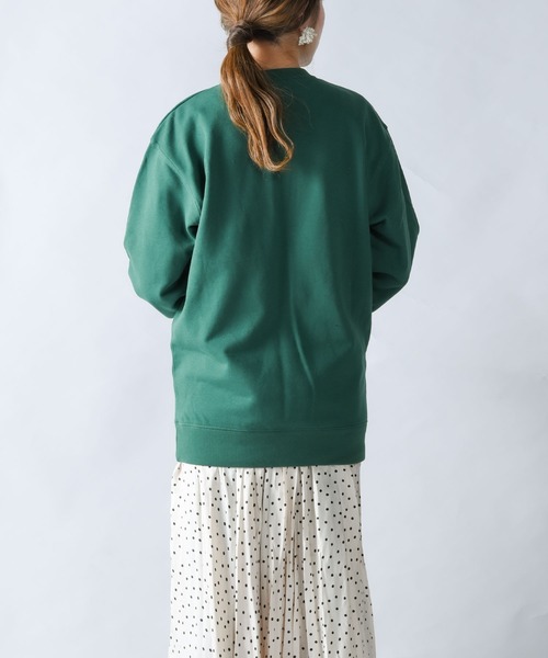 Printstar(プリントスター)の「9.7oz Standard TOMS Sweat Shirts(スウェット・レディース・ホワイト/ブラック/ネイビー/グリーン/オートミール/杢グレー/バーガンディー・M/L/XL/S)」の11枚目の写真