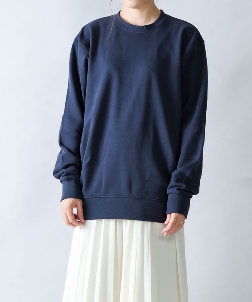 Printstar(プリントスター)の「9.7oz Standard TOMS Sweat Shirts(スウェット・レディース・ホワイト/ブラック/ネイビー/グリーン/オートミール/杢グレー/バーガンディー・M/L/XL/S)」の12枚目の写真