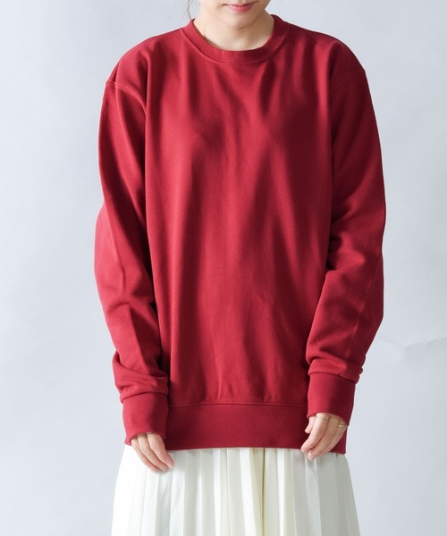 Printstar(プリントスター)の「9.7oz Standard TOMS Sweat Shirts(スウェット・レディース・ホワイト/ブラック/ネイビー/グリーン/オートミール/杢グレー/バーガンディー・M/L/XL/S)」の15枚目の写真