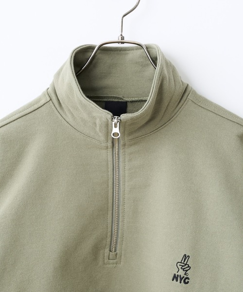 ONLY NY（オンリーニューヨーク）の「【ONLY NY / オンリーニューヨーク】Peace NYC Qtr Zip Sweatshirt（スウェット・メンズ・ブルー/モスグリーン・LARGE/MEDIUM）」の10枚目の写真