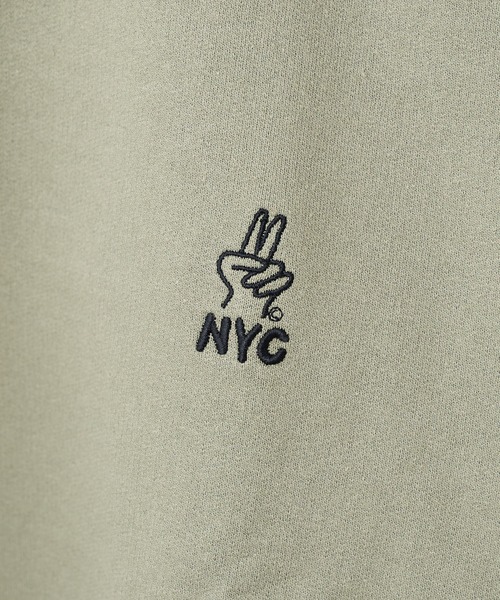 ONLY NY（オンリーニューヨーク）の「【ONLY NY / オンリーニューヨーク】Peace NYC Qtr Zip Sweatshirt（スウェット・メンズ・ブルー/モスグリーン・LARGE/MEDIUM）」の15枚目の写真