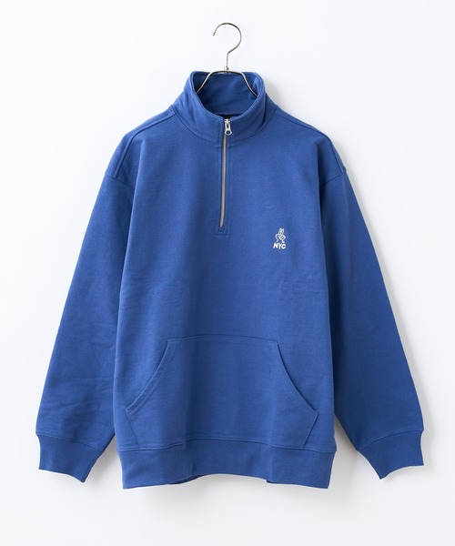 ONLY NY（オンリーニューヨーク）の「【ONLY NY / オンリーニューヨーク】Peace NYC Qtr Zip Sweatshirt（スウェット・メンズ・ブルー/モスグリーン・LARGE/MEDIUM）」の16枚目の写真