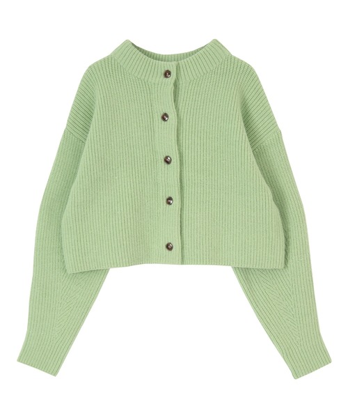 titivate（ティティベイト）の「前後2wayｼｮｰﾄ丈ﾆｯﾄ（ニット/セーター・レディース・アイボリー/ライトグリーン/オレンジ/ブラック・S/M/L）」の6枚目の写真