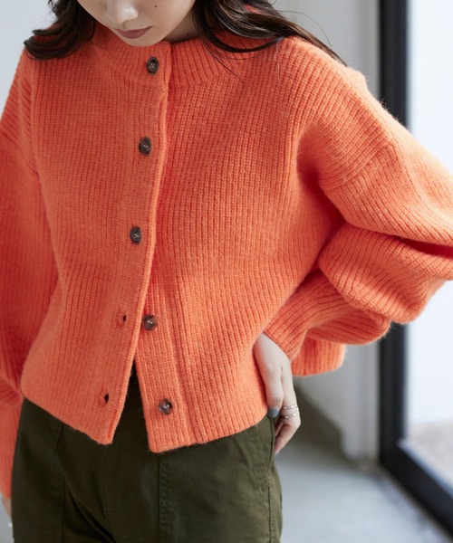 titivate（ティティベイト）の「前後2wayｼｮｰﾄ丈ﾆｯﾄ（ニット/セーター・レディース・アイボリー/ライトグリーン/オレンジ/ブラック・S/M/L）」の15枚目の写真