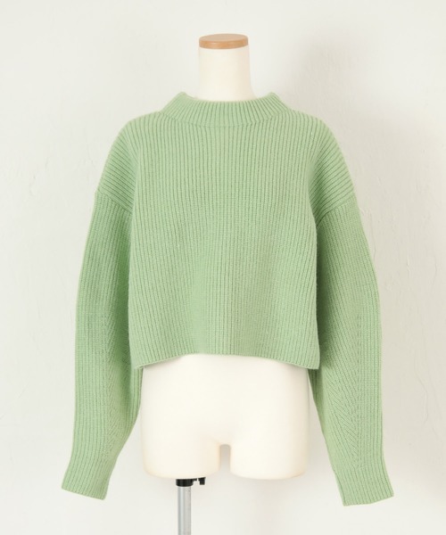 titivate（ティティベイト）の「前後2wayｼｮｰﾄ丈ﾆｯﾄ（ニット/セーター・レディース・アイボリー/ライトグリーン/オレンジ/ブラック・S/M/L）」の20枚目の写真