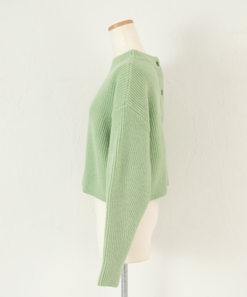 titivate（ティティベイト）の「前後2wayｼｮｰﾄ丈ﾆｯﾄ（ニット/セーター・レディース・アイボリー/ライトグリーン/オレンジ/ブラック・S/M/L）」の21枚目の写真