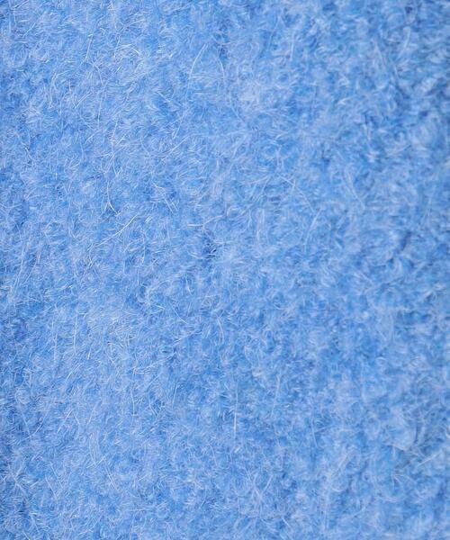 BEAUTY&YOUTH UNITED ARROWS(ビューティーアンドユースユナイテッドアローズ)の「BY ループヤーン Vネック ビッグ カーディガン(カーディガン/ボレロ・レディース・ライトブルー/ブラック/オフホワイト・FREE)」の18枚目の写真