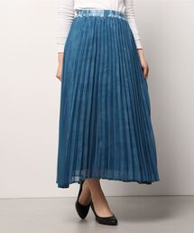 AVIREX | PLEATED CHIFFON CAMO PRINT  SKIRT/ プリーツシフォンカモプリントスカート(スカート)