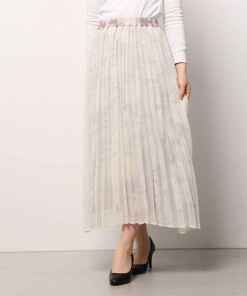 AVIREX（アヴィレックス）の「PLEATED CHIFFON CAMO PRINT  SKIRT/ プリーツシフォンカモプリントスカート（スカート・レディース・その他/DK.Gray/White・FREE）」の6枚目の写真