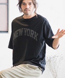 mt7639-ビッグシルエットプリントT（カレッジレザー_newyork）