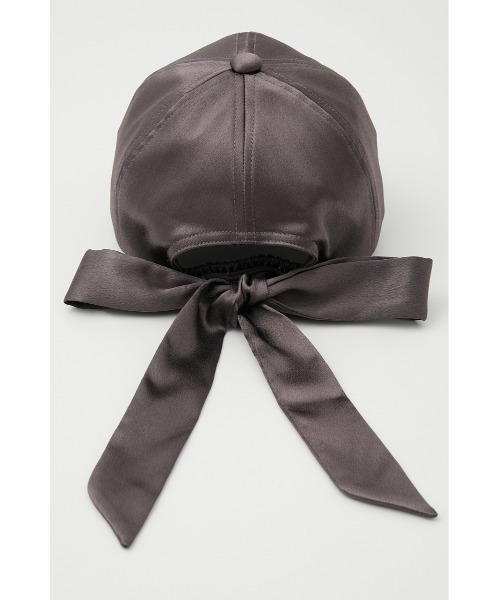 rienda(リエンダ)の「バックリボンサテンキャップ(キャップ・レディース・シルバー/ダークグレー・FREE)」の8枚目の写真