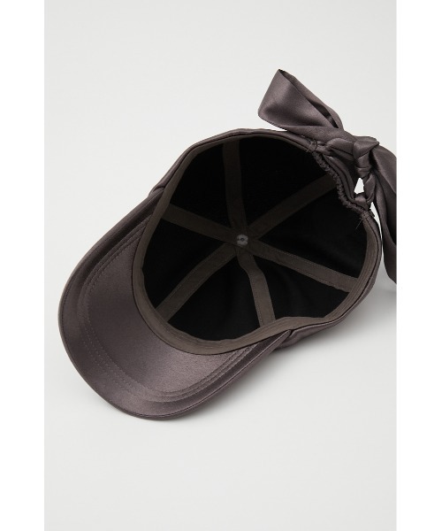 rienda(リエンダ)の「バックリボンサテンキャップ(キャップ・レディース・シルバー/ダークグレー・FREE)」の9枚目の写真