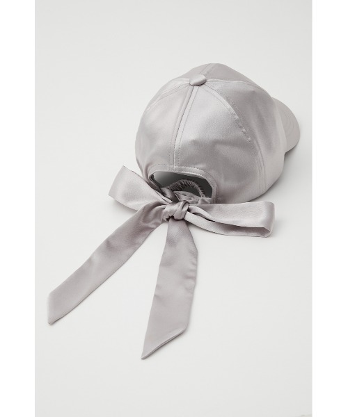 rienda(リエンダ)の「バックリボンサテンキャップ(キャップ・レディース・シルバー/ダークグレー・FREE)」の16枚目の写真