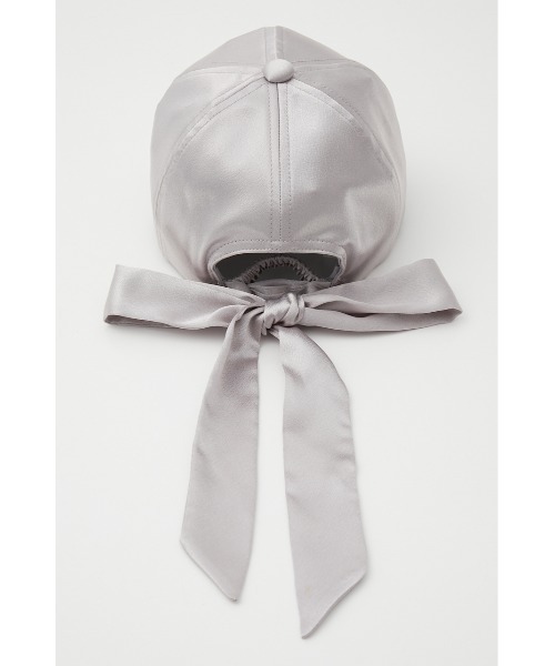 rienda(リエンダ)の「バックリボンサテンキャップ(キャップ・レディース・シルバー/ダークグレー・FREE)」の17枚目の写真