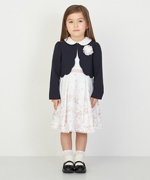 petit main | 花柄OP+スカラップJKセット(スーツセット)