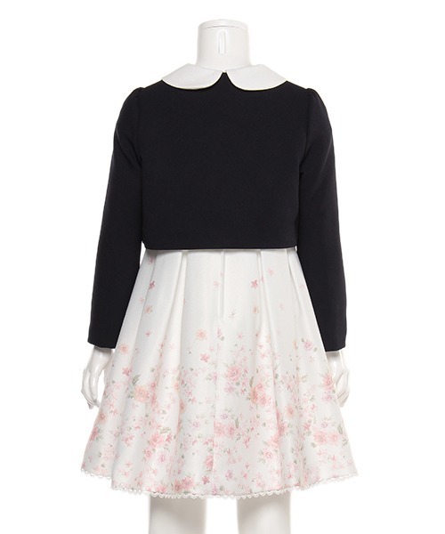 petit main（プティマイン）の「花柄OP+スカラップJKセット（スーツセット・キッズ・オフホワイト・120cm/110cm/130cm）」の8枚目の写真