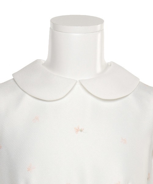 petit main（プティマイン）の「花柄OP+スカラップJKセット（スーツセット・キッズ・オフホワイト・120cm/110cm/130cm）」の7枚目の写真