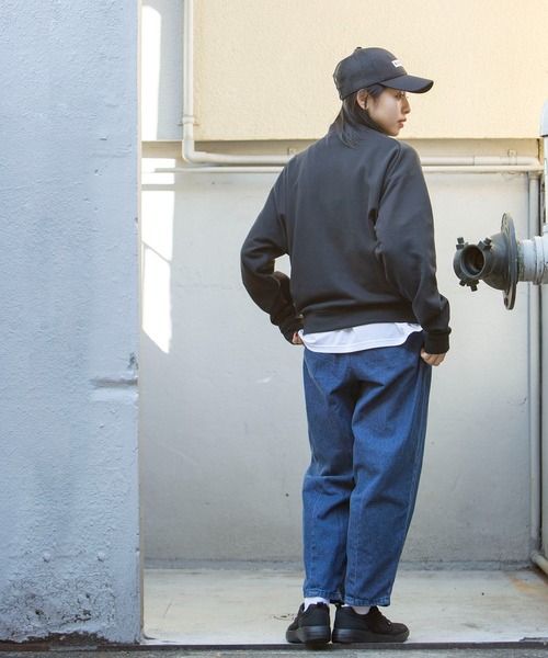 le coq sportif（ルコックスポルティフ）の「エアロンスウェットクルーネック レディース ウェア ジャージ スウェット トレーニング トレーニングウェア スポーツウェア（スウェット・レディース・ブラック/杢グレー/ホワイト/グレイッシュブルー/オレンジ・XL/M/S/L）」の19枚目の写真