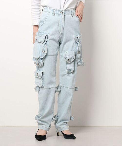 WE11DONE（ウェルダン）の「WE11DONE BLUE WOMENS WASHED CARGO WD-DP3 