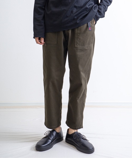 And A（アンドエー）の「GRAMICCI グラミチ / LOOSE TAPERED PANT ルーズテーパードパンツ イージパンツ ベイカーパンツ / G103-OGT（その他パンツ・メンズ・オリーブ/チャコールグレー/ベージュ/ブラウン/グレイッシュベージュ/ブラック/ネイビー/ダークグリーン/ダークグレー/ベージュ系その他/セージグリーン・MEDIUM/LARGE/X-LARGE/SMALL）」の9枚目の写真