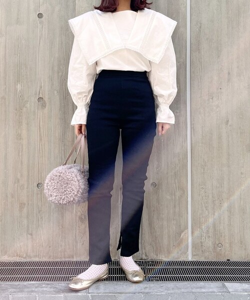 セール】ビッグセーラーカラーブラウス（シャツ/ブラウス