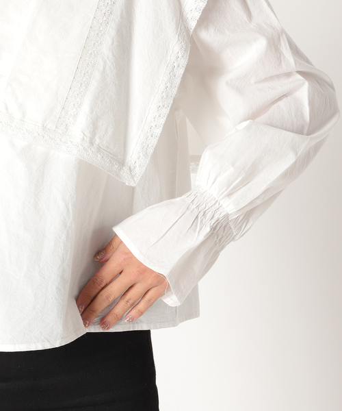 セール】ビッグセーラーカラーブラウス（シャツ/ブラウス