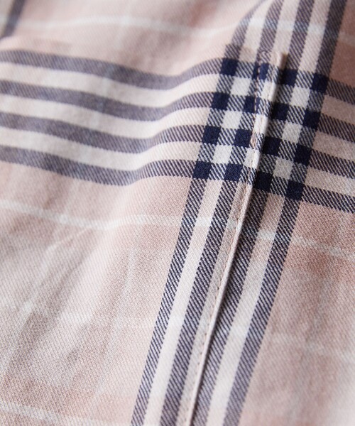 FREAK'S STORE（フリークスストア）の「WEB限定 Relax Fit リラックスフィット ショートスリーブ レギュラーカラーチェックシャツ/オンブレチェック（シャツ/ブラウス・メンズ・ブルー系1/ネイビー/ブルー系2/ピンク/ブラック・LARGE/SMALL/MEDIUM）」の12枚目の写真