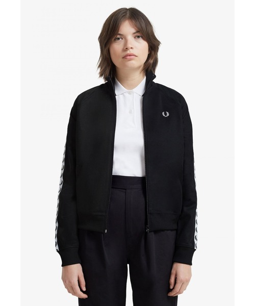 FRED PERRY（フレッドペリー）の「Taped Track Jacket（ブルゾン・レディース・ブラック・10）」の5枚目の写真