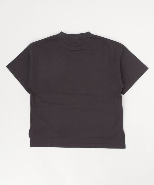 CONVEX(コンベックス)の「スラッシュロゴ スリットWIDE-T(Tシャツ/カットソー・キッズ・チャコールグレー/ブルー/ベージュ・160cm/140cm/150cm/120cm)」の4枚目の写真