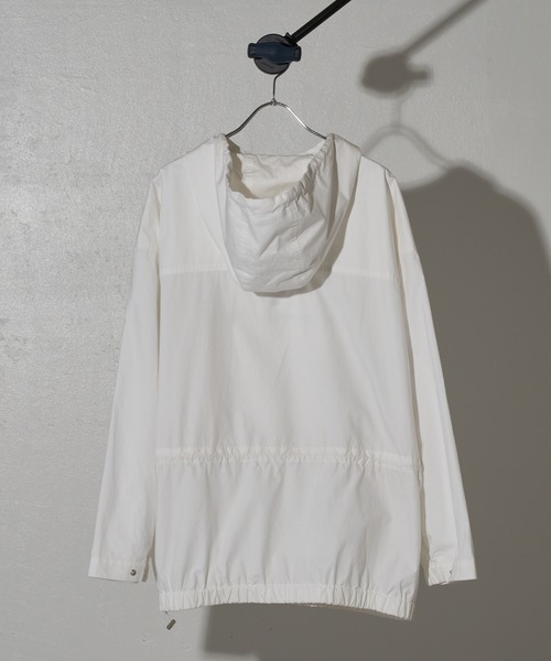 CLANE（クラネ）の「【CLANE HOMME Exclusive/クラネ オム エクスクルーシブ】Anorak（アノラック）（マウンテンパーカー・メンズ・ホワイト/ストライプ・FREE）」の8枚目の写真