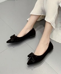 STYLEBLOCK（スタイルブロック）の「リボン付きフラットパンプス（パンプス）」
