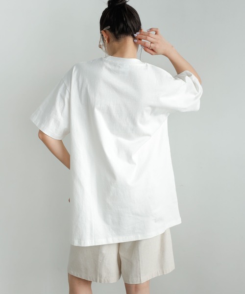 GeeRA(ジーラ)の「別注【スマーフ×GeeRA】コラボプリントTシャツ(Tシャツ/カットソー・レディース・ホワイト/ブラック/オフホワイト/ブラック系その他/ホワイト系その他/クリアブラック・MEDIUM/LARGE/X-LARGE)」の13枚目の写真