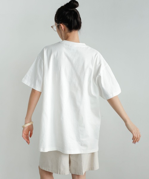 GeeRA(ジーラ)の「別注【スマーフ×GeeRA】コラボプリントTシャツ(Tシャツ/カットソー・レディース・ホワイト/ブラック/オフホワイト/ブラック系その他/ホワイト系その他/クリアブラック・MEDIUM/LARGE/X-LARGE)」の14枚目の写真