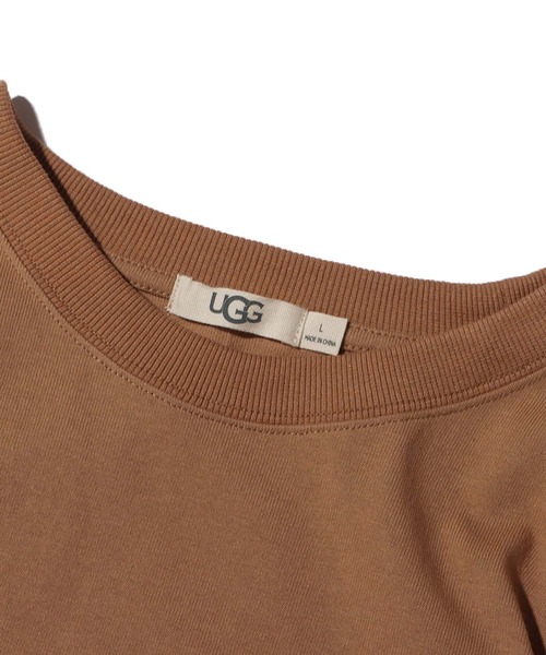 UGG（アグ）の「UGG@mos サイドライン Tシャツ（Tシャツ/カットソー・レディース・ブラック/ホワイト/ベージュ・XL/L/M）」の6枚目の写真