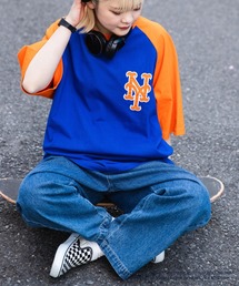 MLB | ∴WEGO/別注 MLB ラグランロゴビッグT(Tシャツ/カットソー)